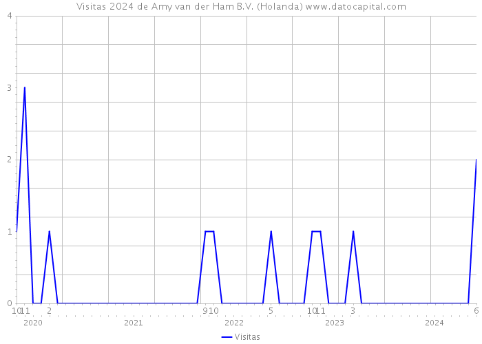 Visitas 2024 de Amy van der Ham B.V. (Holanda) 