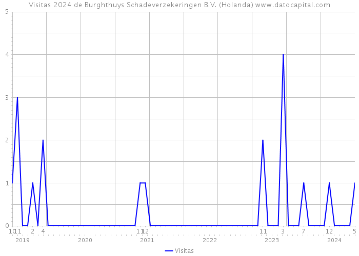 Visitas 2024 de Burghthuys Schadeverzekeringen B.V. (Holanda) 