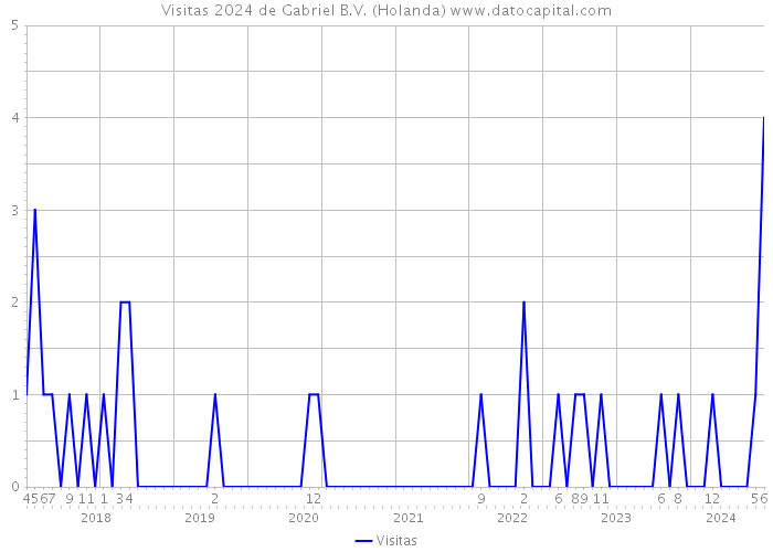 Visitas 2024 de Gabriel B.V. (Holanda) 