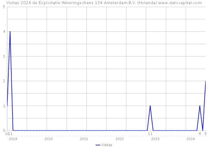 Visitas 2024 de Exploitatie Weteringschans 134 Amsterdam B.V. (Holanda) 