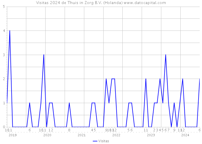 Visitas 2024 de Thuis in Zorg B.V. (Holanda) 