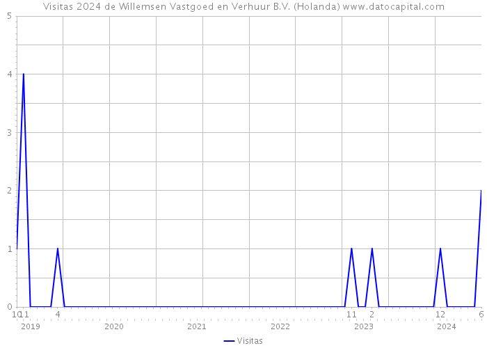 Visitas 2024 de Willemsen Vastgoed en Verhuur B.V. (Holanda) 