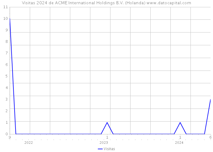 Visitas 2024 de ACME International Holdings B.V. (Holanda) 