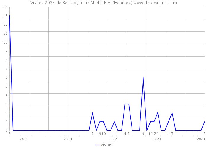 Visitas 2024 de Beauty Junkie Media B.V. (Holanda) 