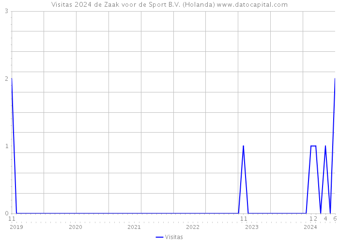 Visitas 2024 de Zaak voor de Sport B.V. (Holanda) 