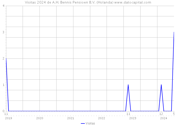 Visitas 2024 de A.H. Bennis Pensioen B.V. (Holanda) 