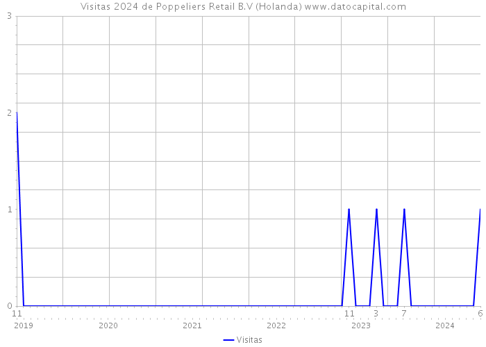 Visitas 2024 de Poppeliers Retail B.V (Holanda) 