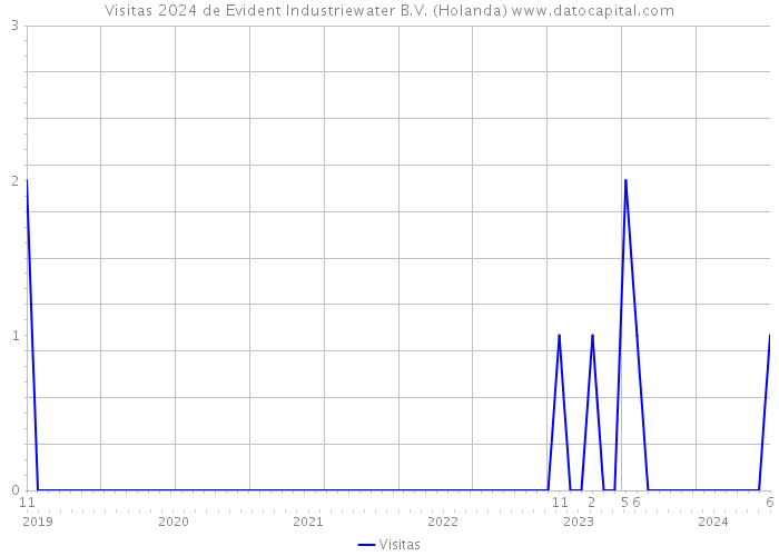 Visitas 2024 de Evident Industriewater B.V. (Holanda) 