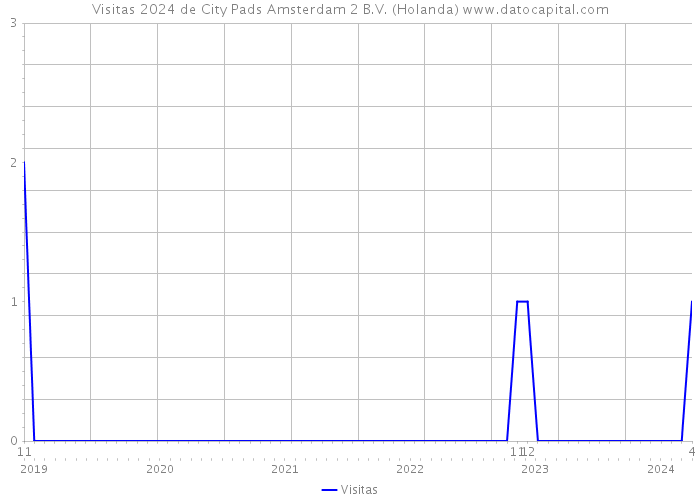 Visitas 2024 de City Pads Amsterdam 2 B.V. (Holanda) 