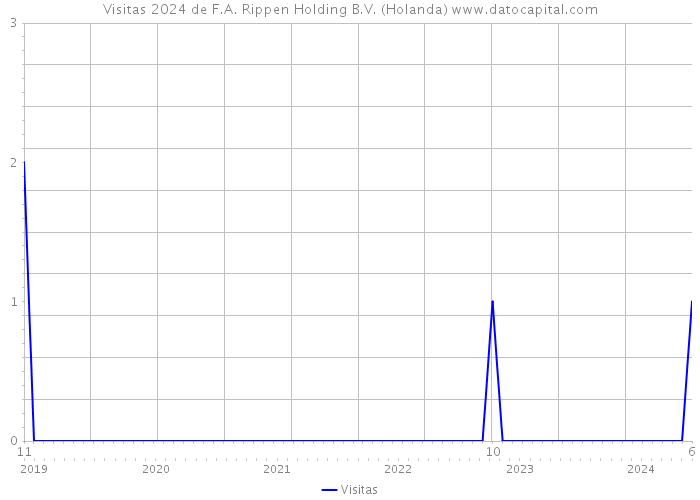 Visitas 2024 de F.A. Rippen Holding B.V. (Holanda) 