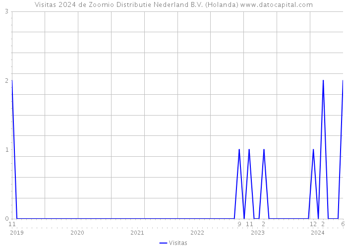 Visitas 2024 de Zoomio Distributie Nederland B.V. (Holanda) 