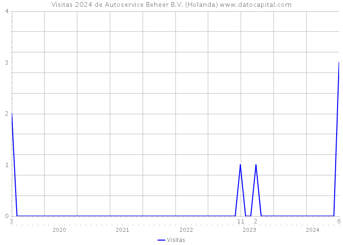 Visitas 2024 de Autoservice Beheer B.V. (Holanda) 