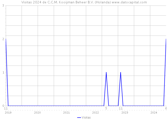 Visitas 2024 de C.C.M. Kooijman Beheer B.V. (Holanda) 