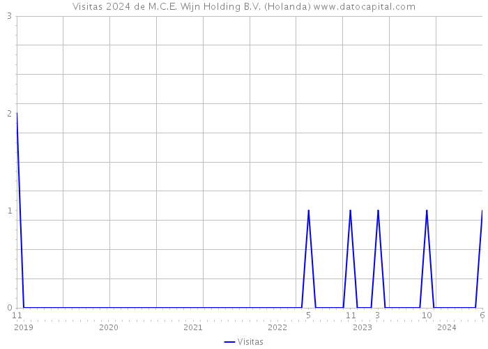 Visitas 2024 de M.C.E. Wijn Holding B.V. (Holanda) 