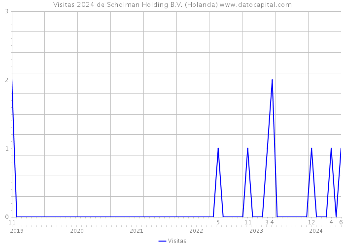 Visitas 2024 de Scholman Holding B.V. (Holanda) 
