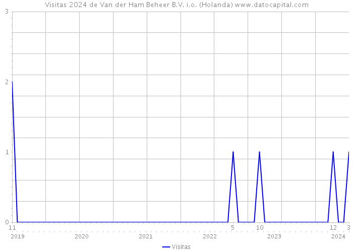 Visitas 2024 de Van der Ham Beheer B.V. i.o. (Holanda) 