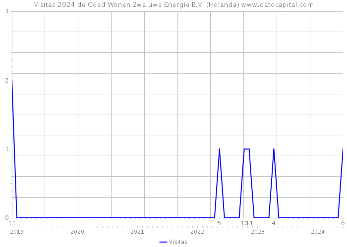 Visitas 2024 de Goed Wonen Zwaluwe Energie B.V. (Holanda) 