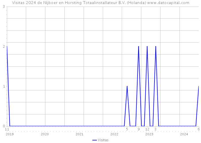 Visitas 2024 de Nijboer en Horsting Totaalinstallateur B.V. (Holanda) 