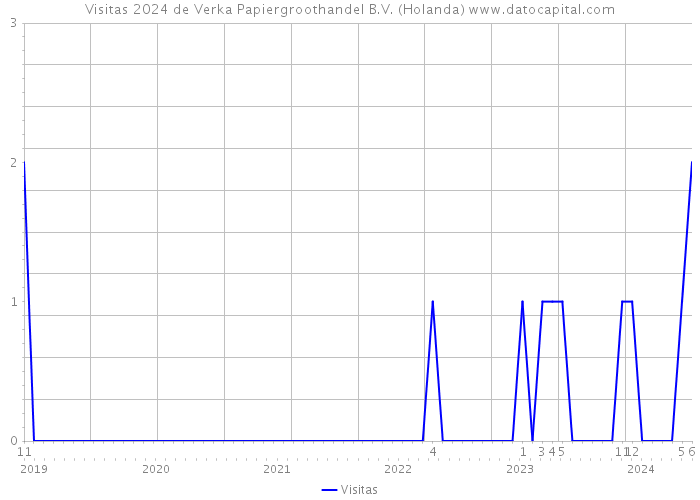 Visitas 2024 de Verka Papiergroothandel B.V. (Holanda) 