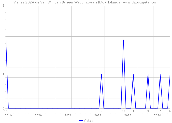 Visitas 2024 de Van Willigen Beheer Waddinxveen B.V. (Holanda) 