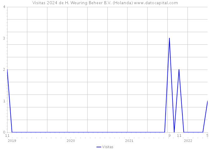 Visitas 2024 de H. Weuring Beheer B.V. (Holanda) 