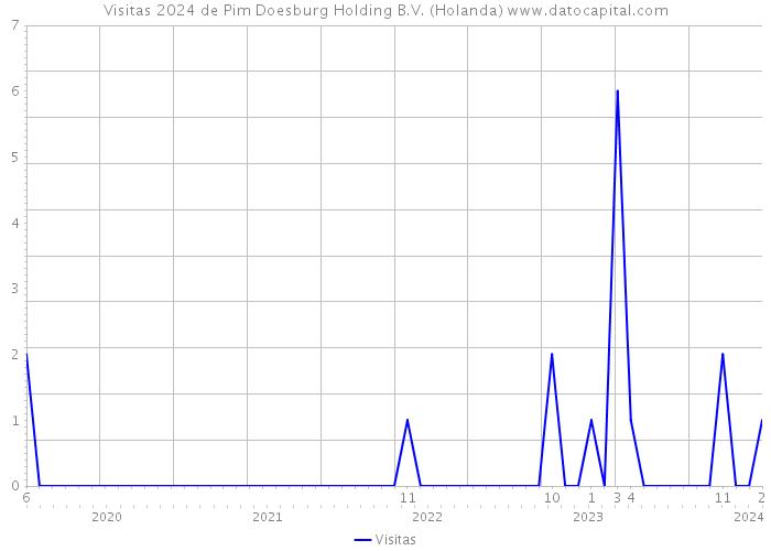 Visitas 2024 de Pim Doesburg Holding B.V. (Holanda) 