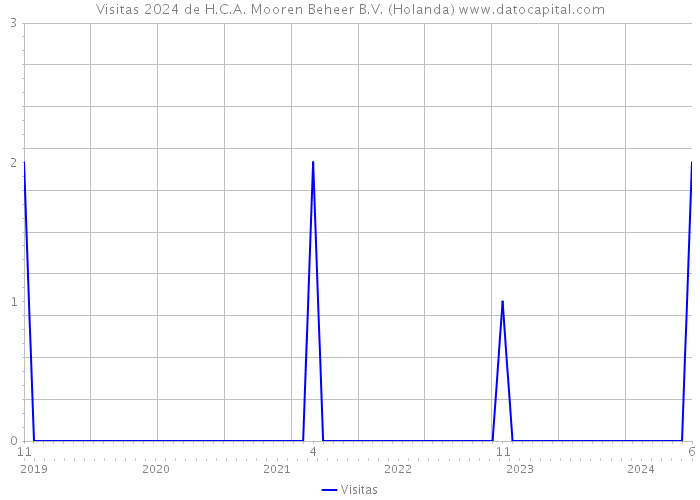 Visitas 2024 de H.C.A. Mooren Beheer B.V. (Holanda) 