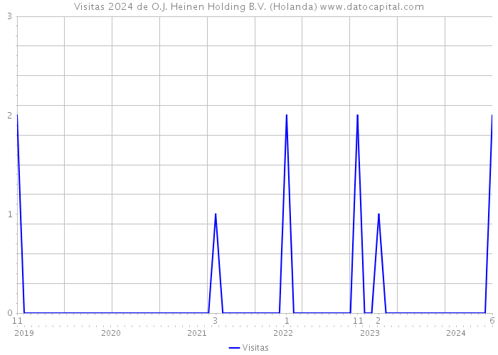 Visitas 2024 de O.J. Heinen Holding B.V. (Holanda) 