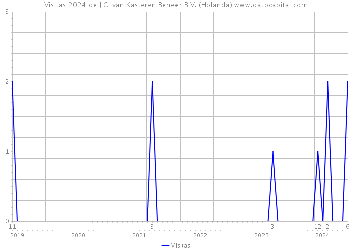 Visitas 2024 de J.C. van Kasteren Beheer B.V. (Holanda) 