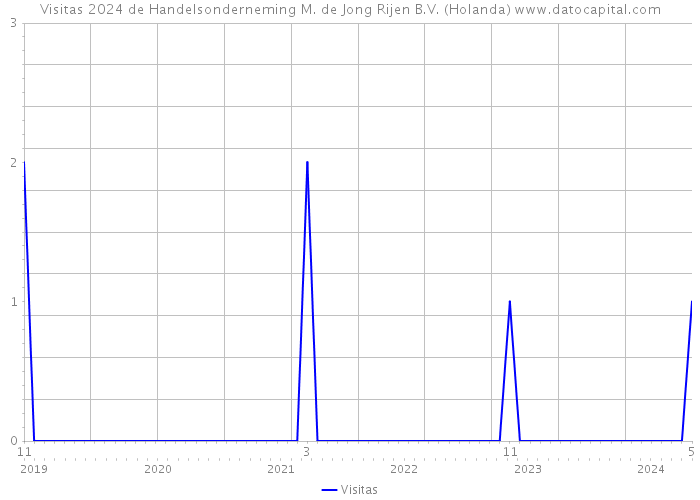Visitas 2024 de Handelsonderneming M. de Jong Rijen B.V. (Holanda) 