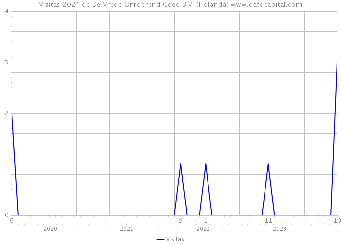 Visitas 2024 de De Vrede Onroerend Goed B.V. (Holanda) 