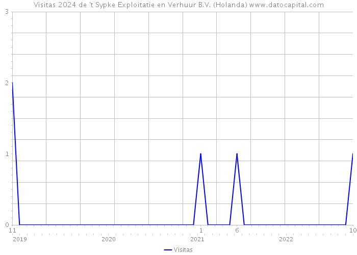 Visitas 2024 de 't Sypke Exploitatie en Verhuur B.V. (Holanda) 