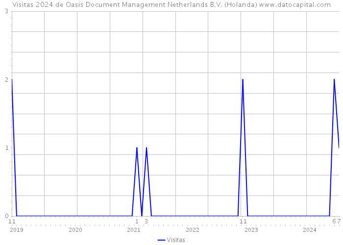 Visitas 2024 de Oasis Document Management Netherlands B.V. (Holanda) 