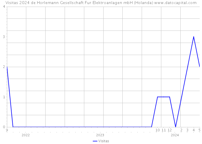 Visitas 2024 de Horlemann Gesellschaft Fur Elektroanlagen mbH (Holanda) 