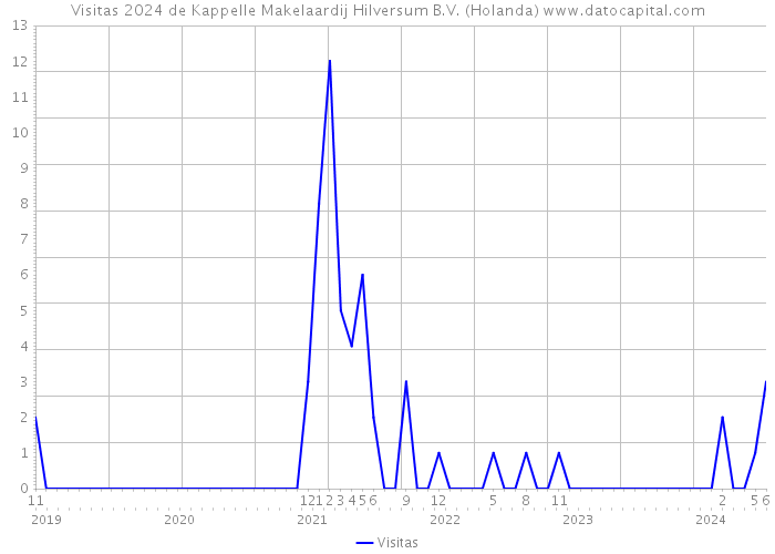 Visitas 2024 de Kappelle Makelaardij Hilversum B.V. (Holanda) 