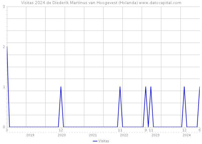 Visitas 2024 de Diederik Martinus van Hoogevest (Holanda) 