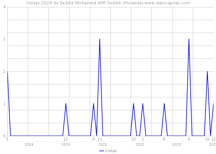 Visitas 2024 de Seddik Mohamed Afifi Seddik (Holanda) 