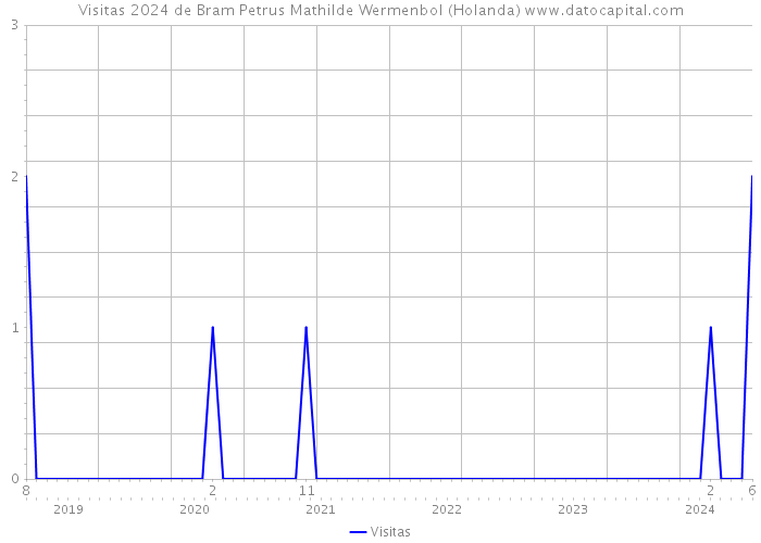 Visitas 2024 de Bram Petrus Mathilde Wermenbol (Holanda) 