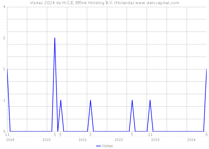 Visitas 2024 de H.G.E. Effink Holding B.V. (Holanda) 