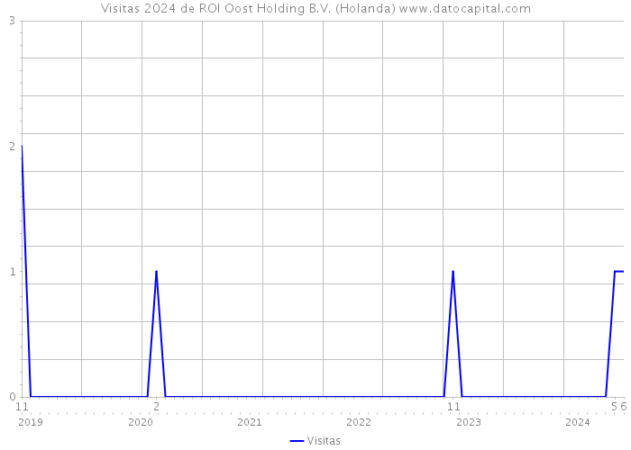 Visitas 2024 de ROI Oost Holding B.V. (Holanda) 