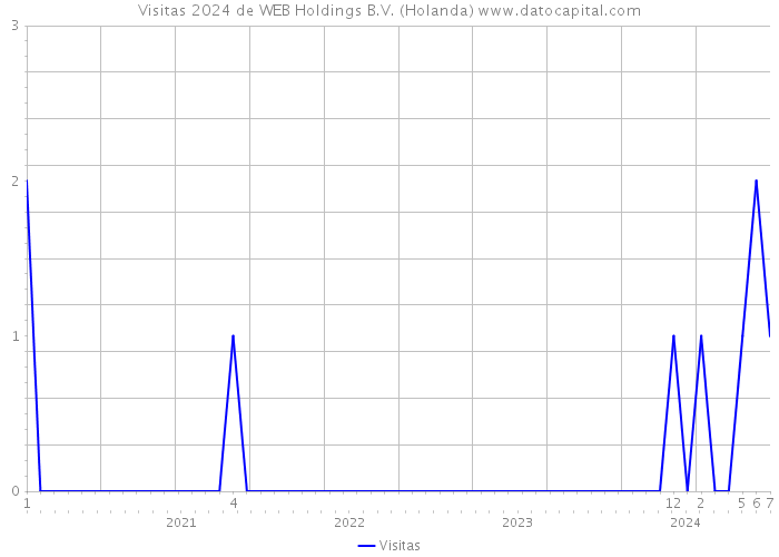 Visitas 2024 de WEB Holdings B.V. (Holanda) 