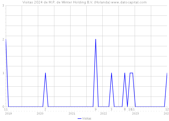 Visitas 2024 de M.P. de Winter Holding B.V. (Holanda) 