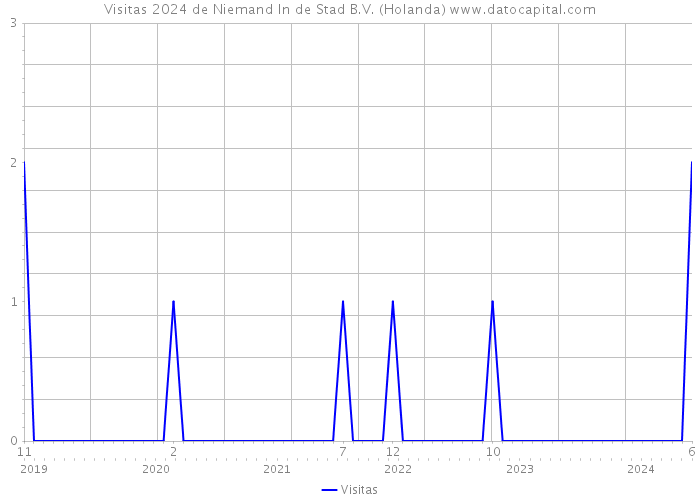 Visitas 2024 de Niemand In de Stad B.V. (Holanda) 