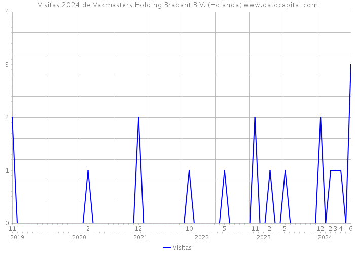 Visitas 2024 de Vakmasters Holding Brabant B.V. (Holanda) 