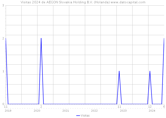 Visitas 2024 de AEGON Slovakia Holding B.V. (Holanda) 