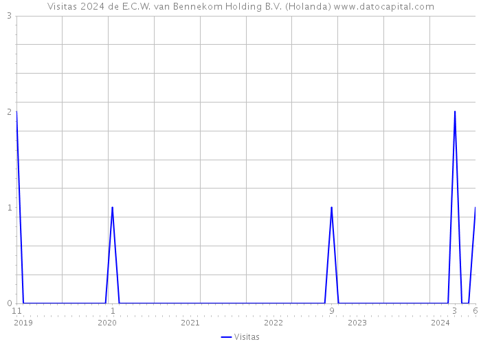 Visitas 2024 de E.C.W. van Bennekom Holding B.V. (Holanda) 