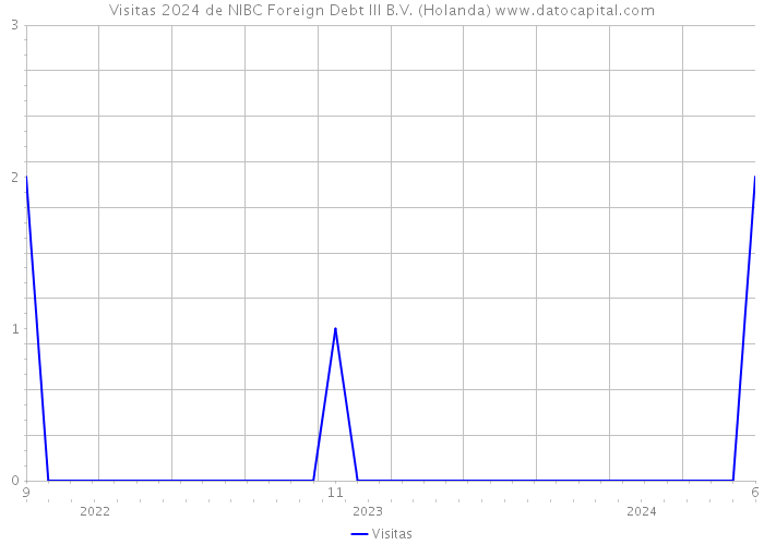 Visitas 2024 de NIBC Foreign Debt III B.V. (Holanda) 