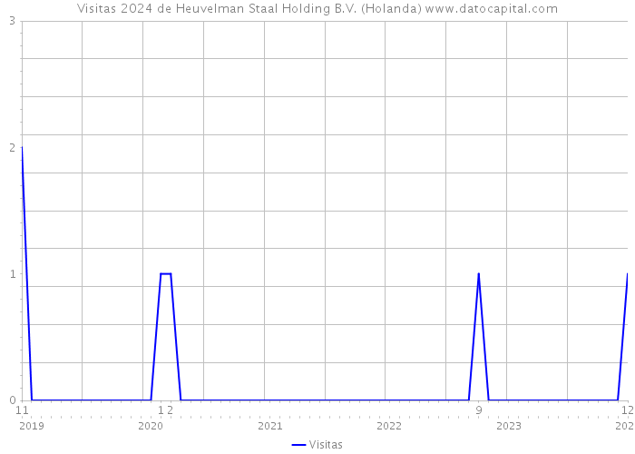 Visitas 2024 de Heuvelman Staal Holding B.V. (Holanda) 