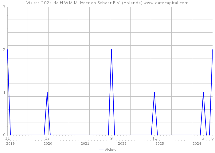 Visitas 2024 de H.W.M.M. Haenen Beheer B.V. (Holanda) 