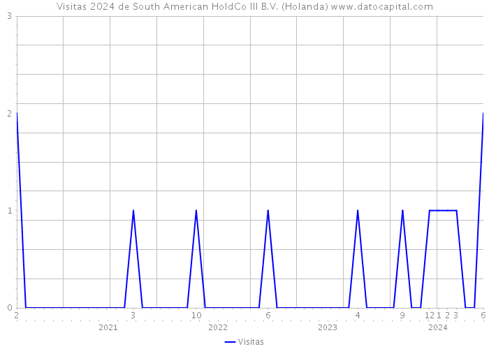 Visitas 2024 de South American HoldCo III B.V. (Holanda) 